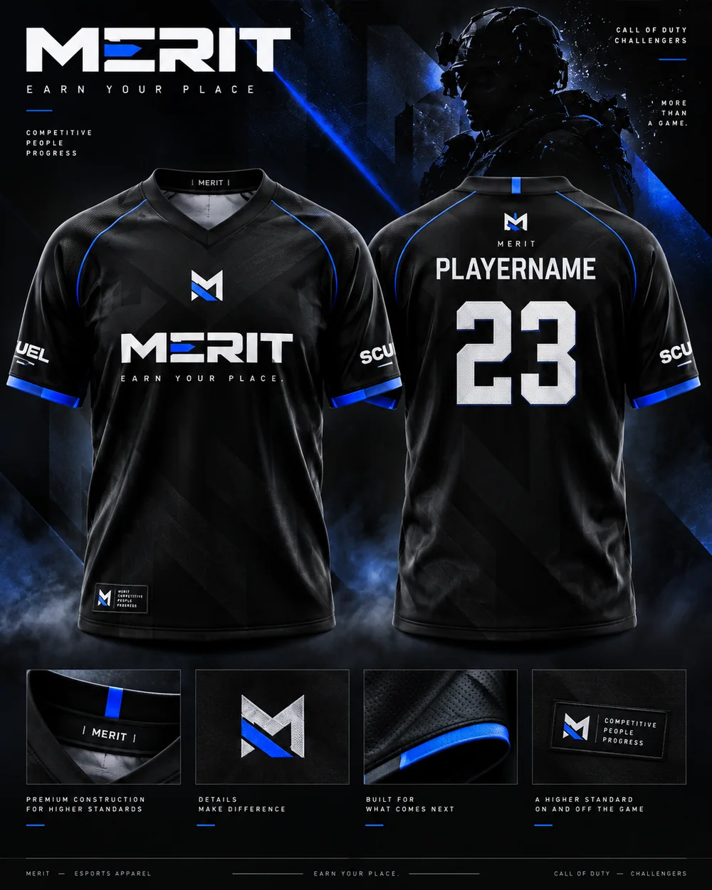 MERIT esports jersey concept